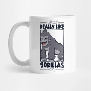 I just really love Gorillas Mug